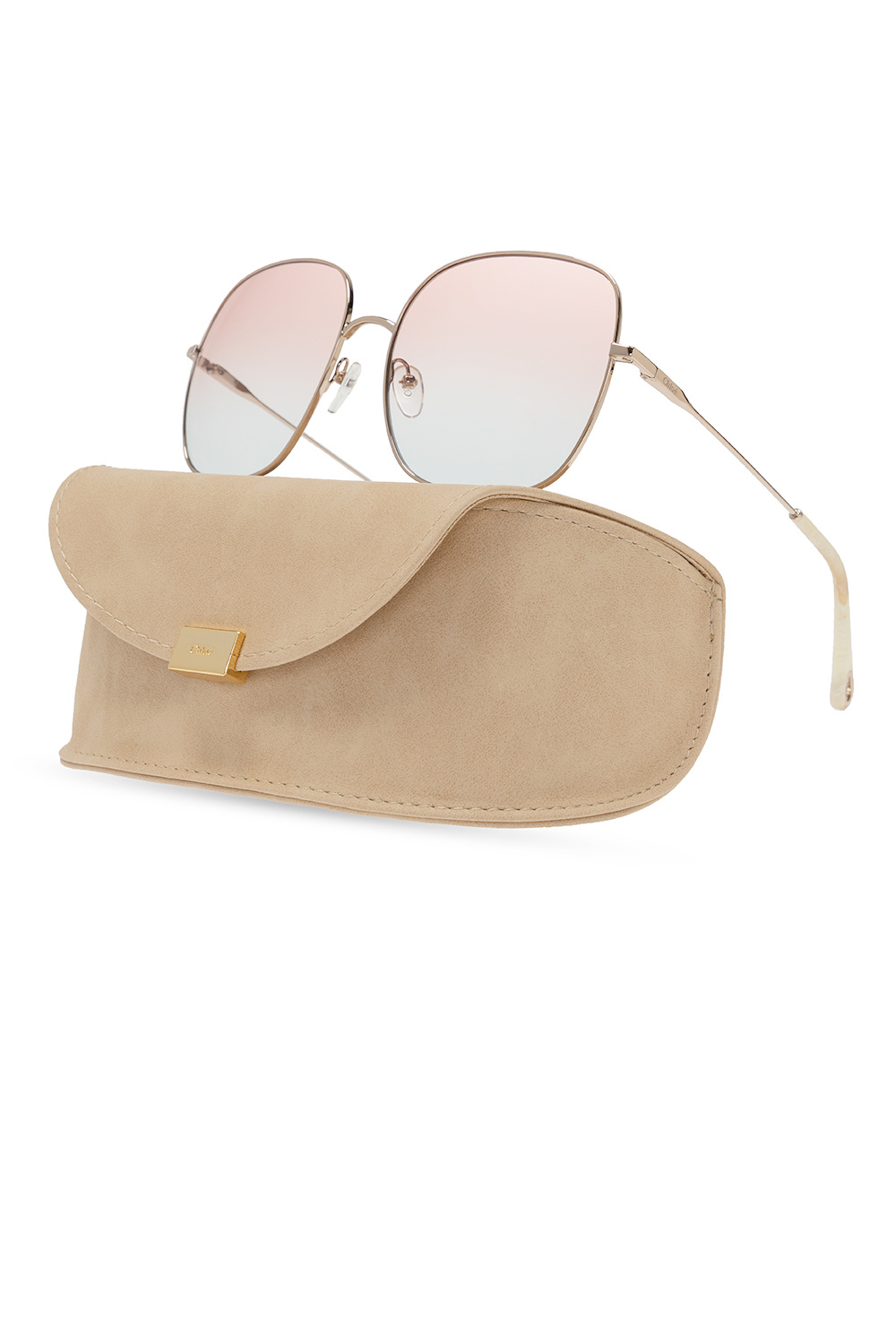 Chloé tom ford eyewear anya cat eye frame sunglasses gradient item